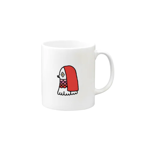 赤いあまびえさん Mug