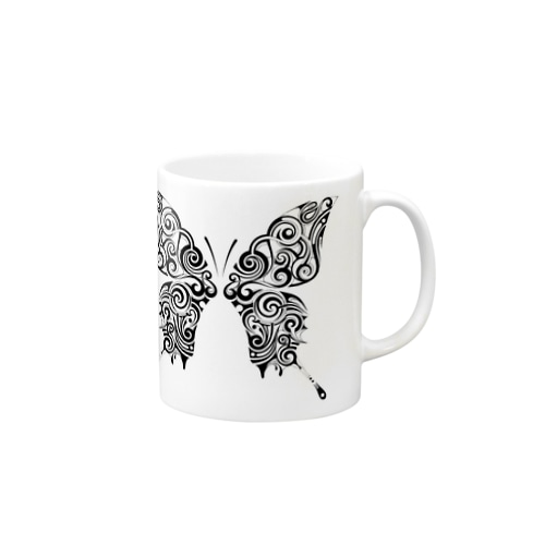Butterfly (Black) Mug