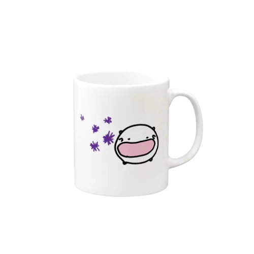 ウニ避けゲームに勤しむねこです Mug