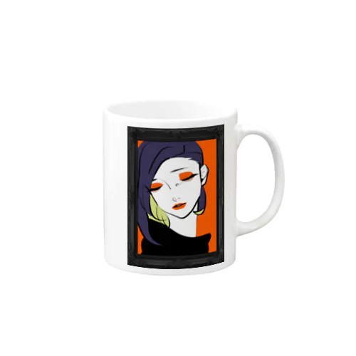 額縁の乙女 Mug