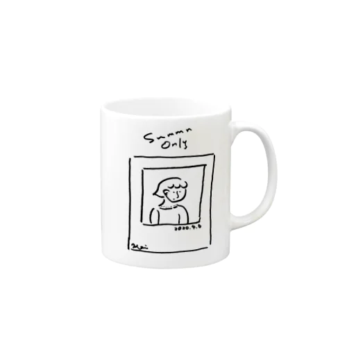 summeronly girl=自己満ちゃん Mug