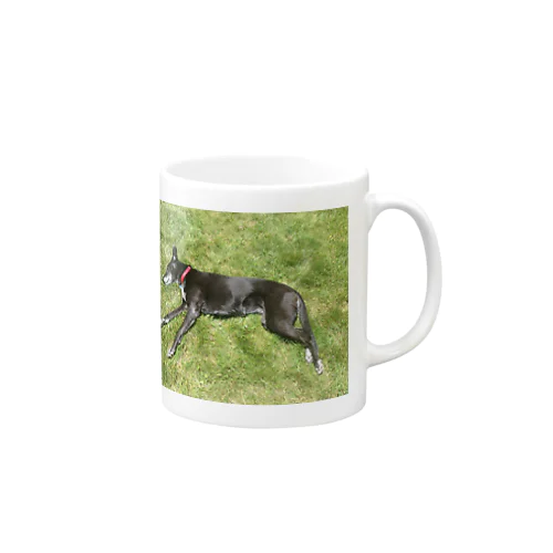 犬の休日 Mug