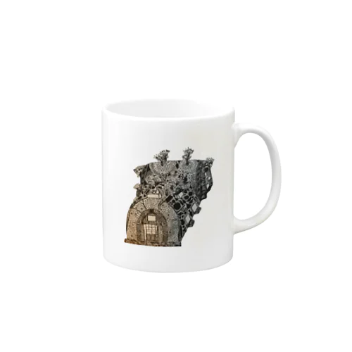 登窯絵図 Mug