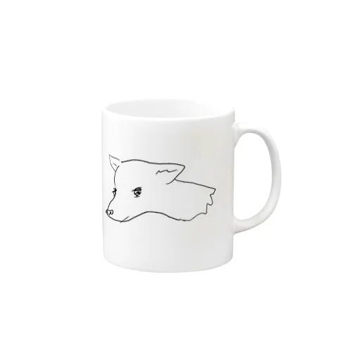 ほごいぬはかわいいよ Mug