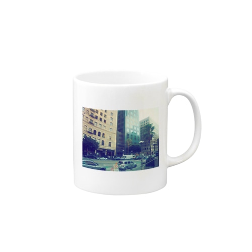ダウンタウンの街並み Mug