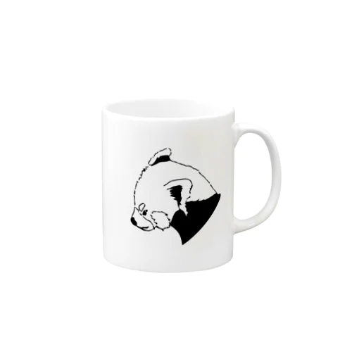 シンプルレッサーパンダ Mug