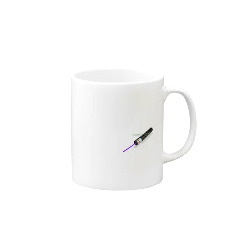 laser lamp paars  Mug