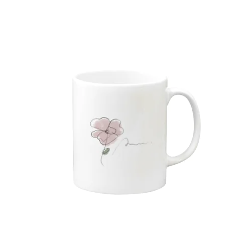 可愛らしい繊細な花 Mug