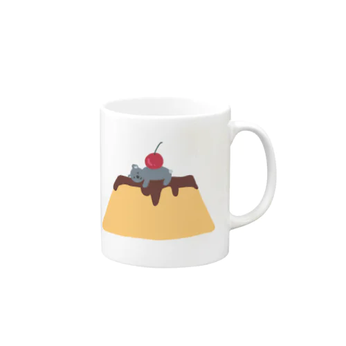 プリンでだらだらするコアラ Mug