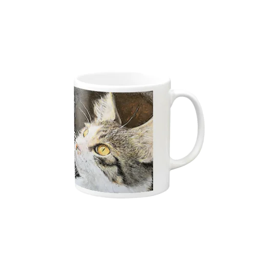 ダリアと仔猫のそら Mug