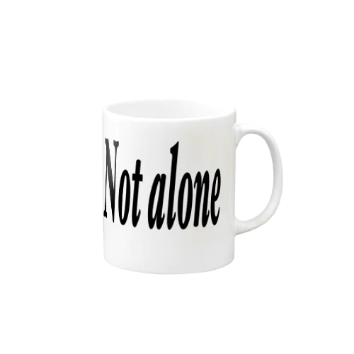 Not alone マグカップ