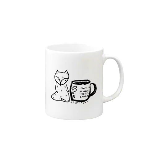 kitsune × coffee マグカップ