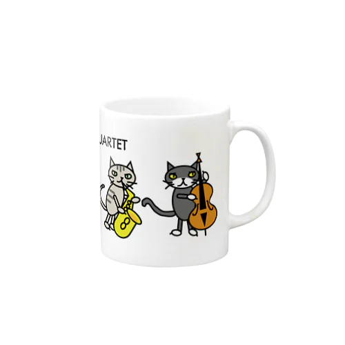 ネコジャズカルテット Mug