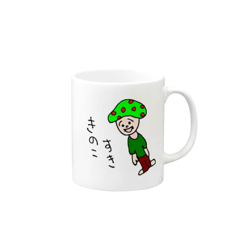 キノコ好き Mug