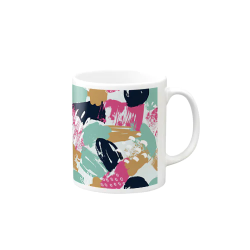 バブル期を思い出すモダンアート。 Mug