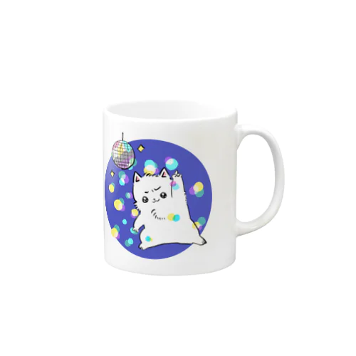 ぱっきりパーティー猫 Mug