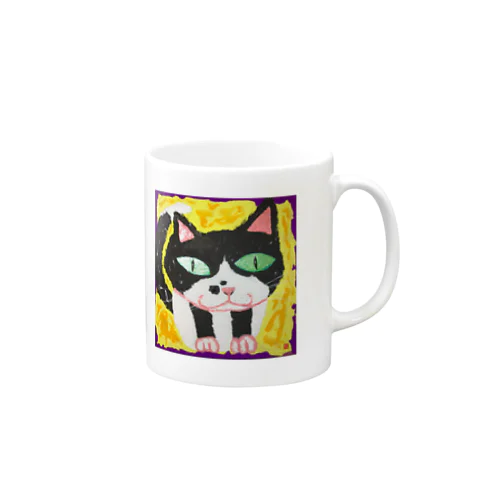 ハチワレ Mug