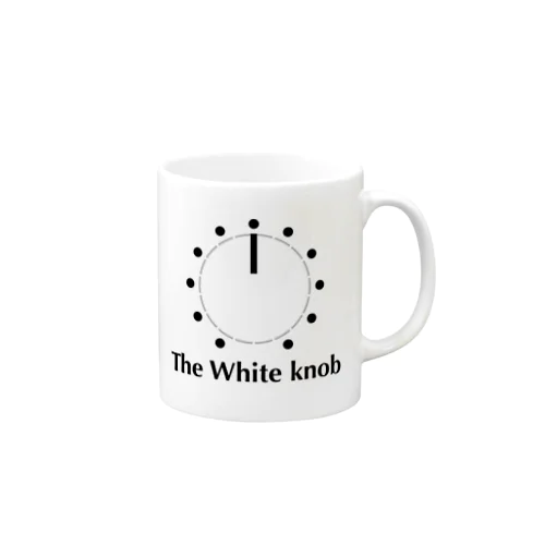 Knob series The White knob Mug