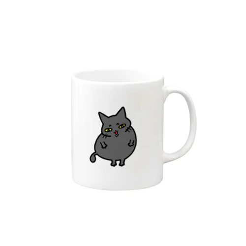 黒猫レイリー マグカップ