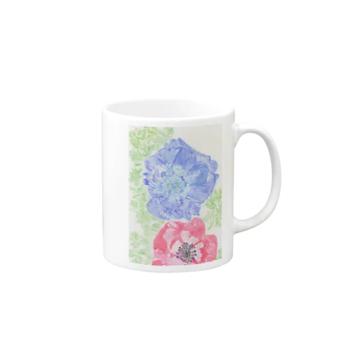 青赤花 Mug