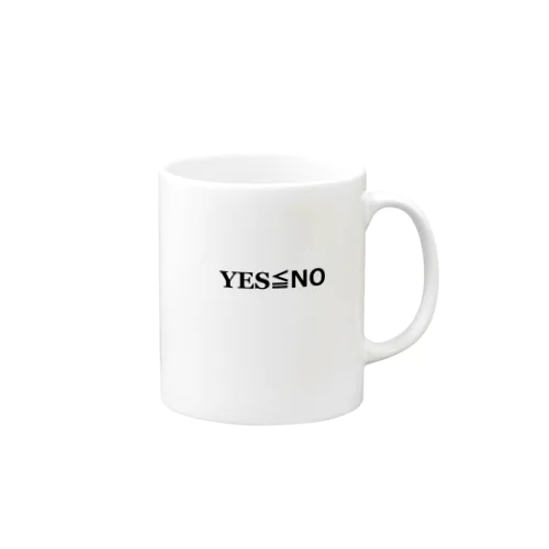 YES≦NO Mug