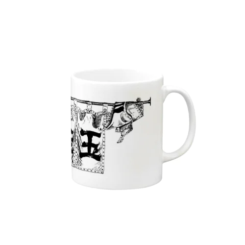 金玉暖簾マグ Mug