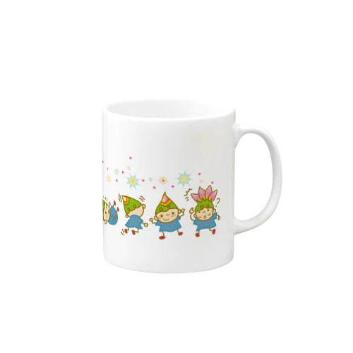 でんぐり返し Mug