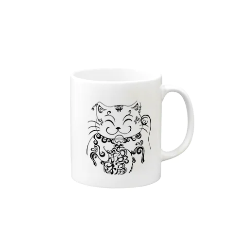 招き猫 Mug