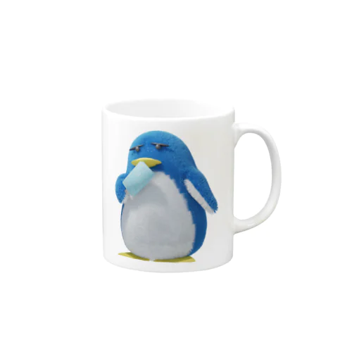 ぬいぐるみ暑いぞ！ペンギン Mug