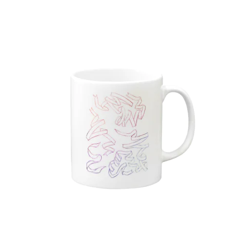 虹リボンひらり Mug