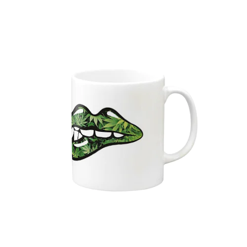 唇  大麻 Mug