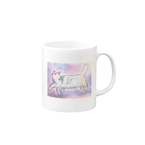 ふわふわの猫 Mug