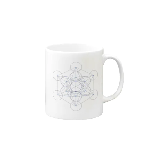 シンプル　「Metatron’s Cube」 Mug