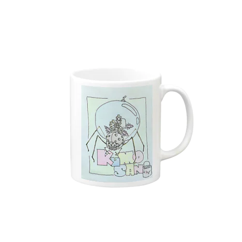 ペンキ屋さんの描いたイラスト Mug