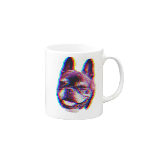 にっこりマメ(レインボー) Mug