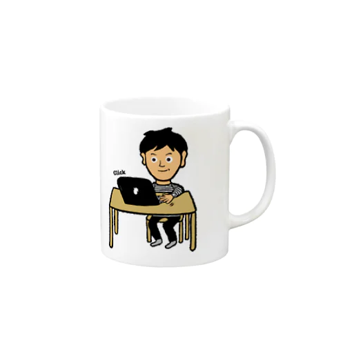 在宅勤務 Mug