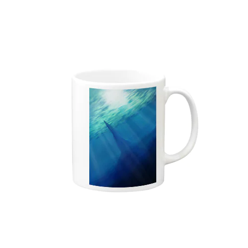 海の底より迫るもの。 Mug