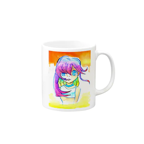 yuyake girl Mug