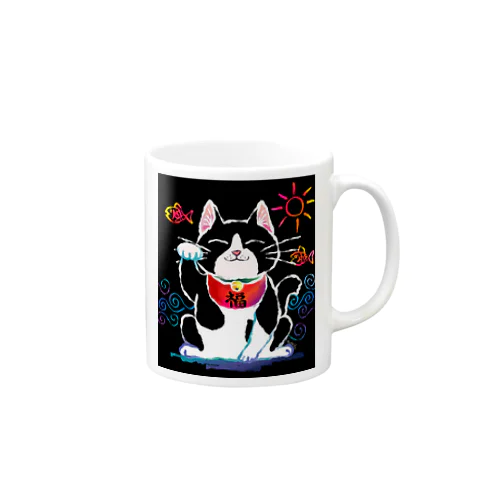 招き猫 Mug