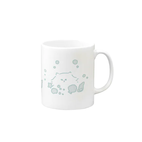 貝殻ねこ Mug