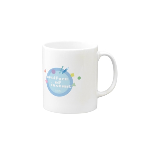 "SAEKO" design logo MAG(水色)  Mug