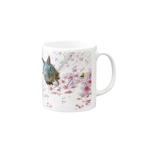 桜ウサコロ Mug