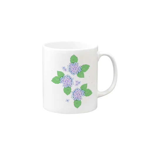 紫陽花 Mug