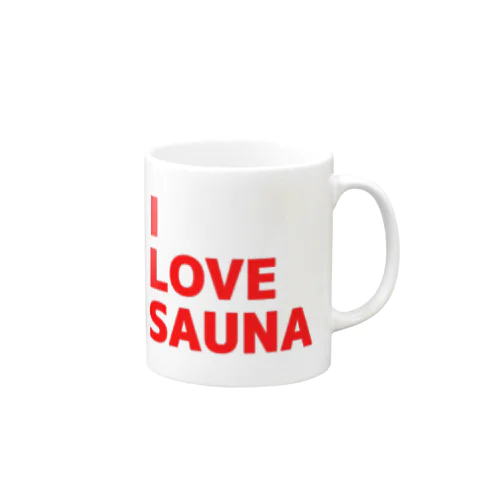 Ｉ LOVE SAUNA マグカップ