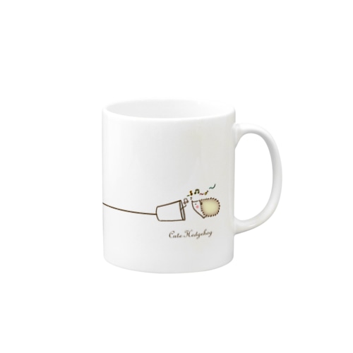 ハリネズミさんの糸電話マグカップ Mug