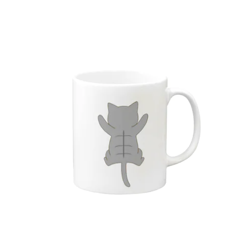 しがみつく鯖トラ猫 Mug