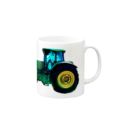 トラクター緑 Mug