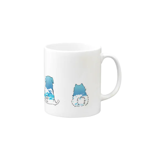 空色バック・ワン Mug