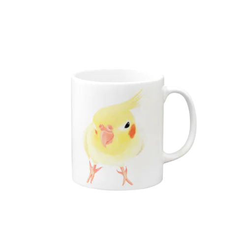 オカメインコ　おすましルチノー【まめるりはことり】 Mug