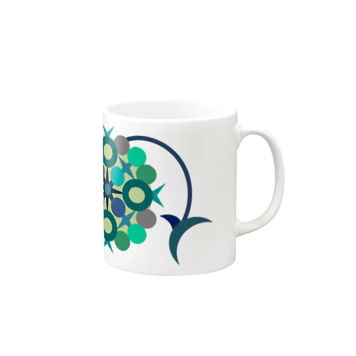 まるまるぷらすのお花 Mug